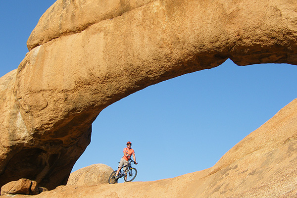 Spitzkoppe with bike