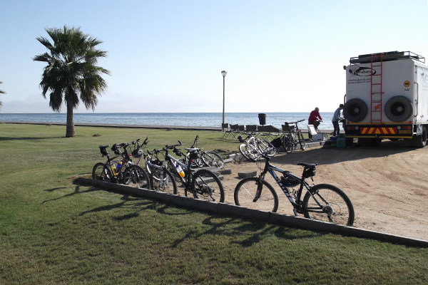 Cycling in Namibian National Parks