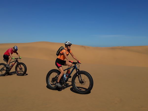 Cycling in the Namib Desert